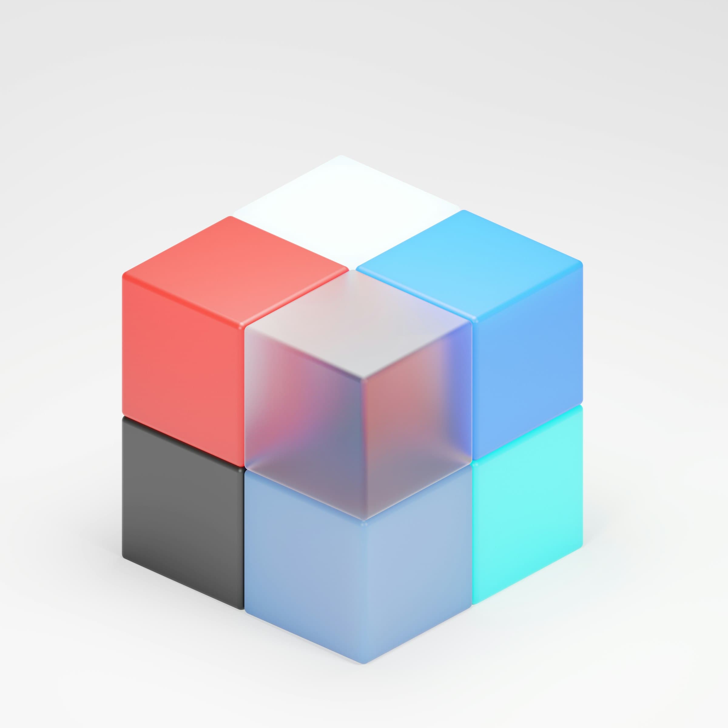 Figma library overview with component variants.